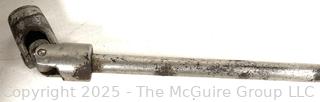 Circa 1920 Millers Falls No. 4 Ratchet "T" Auger Handle and Set of Wood Boring Bits<br>

<br><br>

Removal Options:<br><br> Sat (Nov 8) & Sun (Nov 9) 11-3pm, 56 Scotch Hill Rd., Cambridge NY 12816<br><br>

Sat (Nov 15) 12-2pm, TMG Warehouse, 2800 Juniper St., Fairfax, VA 22031<br><br>

Request Shipping (david@themcguiregroupllc.com)