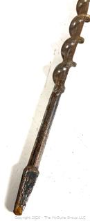 Circa 1920 Millers Falls No. 4 Ratchet "T" Auger Handle and Set of Wood Boring Bits<br>

<br><br>

Removal Options:<br><br> Sat (Nov 8) & Sun (Nov 9) 11-3pm, 56 Scotch Hill Rd., Cambridge NY 12816<br><br>

Sat (Nov 15) 12-2pm, TMG Warehouse, 2800 Juniper St., Fairfax, VA 22031<br><br>

Request Shipping (david@themcguiregroupllc.com)