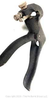 Shop Tools and Supplies Including Wood Box, Trowel, Drawshave, Veneer Roller, Hand Vise, Lathe Stock Vise, Sargeant Iron Bench Dog, Wood Axe Head and Lead Plumb Bob.<br>

<br><br>

Removal Options:<br><br> Sat (Nov 8) & Sun (Nov 9) 11-3pm, 56 Scotch Hill Rd., Cambridge NY 12816<br><br>

Sat (Nov 15) 12-2pm, TMG Warehouse, 2800 Juniper St., Fairfax, VA 22031<br><br>

