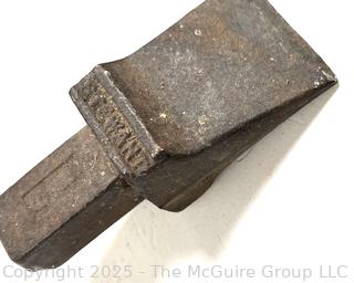 Shop Tools and Supplies Including Wood Box, Trowel, Drawshave, Veneer Roller, Hand Vise, Lathe Stock Vise, Sargeant Iron Bench Dog, Wood Axe Head and Lead Plumb Bob.<br>

<br><br>

Removal Options:<br><br> Sat (Nov 8) & Sun (Nov 9) 11-3pm, 56 Scotch Hill Rd., Cambridge NY 12816<br><br>

Sat (Nov 15) 12-2pm, TMG Warehouse, 2800 Juniper St., Fairfax, VA 22031<br><br>

