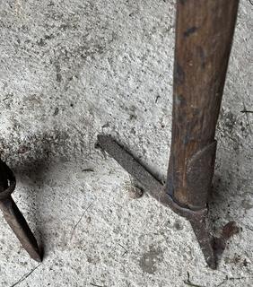 Grouping of Long Wooden Handled Farm Tools w/ Metal Heads, Used for Cultivating Row Crops and Logging<br>

<br><br>

Removal Options:<br><br> Sat (Nov 8) & Sun (Nov 9) 11-3pm, 56 Scotch Hill Rd., Cambridge NY 12816<br><br>

 