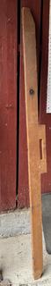76"L Wooden Screed Board Finish Float Trowel Tool<br>

<br><br>

Removal Options:<br><br> Sat (Nov 8) & Sun (Nov 9) 11-3pm, 56 Scotch Hill Rd., Cambridge NY 12816<br><br>
