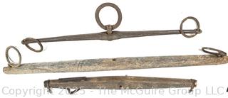 Three (3) Singletree Horse or Ox Harnesses<br>

<br><br>

Removal Options:<br><br> Sat (Nov 8) & Sun (Nov 9) 11-3pm, 56 Scotch Hill Rd., Cambridge NY 12816<br><br>


