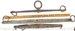 Three (3) Singletree Horse or Ox Harnesses<br>

<br><br>

Removal Options:<br><br> Sat (Nov 8) & Sun (Nov 9) 11-3pm, 56 Scotch Hill Rd., Cambridge NY 12816<br><br>


