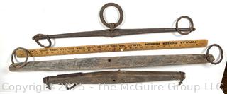 Three (3) Singletree Horse or Ox Harnesses<br>

<br><br>

Removal Options:<br><br> Sat (Nov 8) & Sun (Nov 9) 11-3pm, 56 Scotch Hill Rd., Cambridge NY 12816<br><br>


