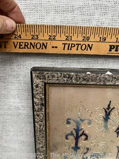 Framed Needlework - He Leadeth Me <br>

<br><br>

Removal Options:<br><br> Sat (Nov 8) & Sun (Nov 9) 11-3pm, 56 Scotch Hill Rd., Cambridge NY 12816<br><br>

Sat (Nov 15) 12-2pm, TMG Warehouse, 2800 Juniper St., Fairfax, VA 22031<br><br>

Request Shipping (david@themcguiregroupllc.com)