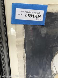 Framed Under Glass Paint on Paper Of Man Titled, "In Quiet Contemplation" Signed by Artist Jennie Mae McGuire<br>

<br><br>

Removal Options:<br><br> Sat (Nov 8) & Sun (Nov 9) 11-3pm, 56 Scotch Hill Rd., Cambridge NY 12816<br><br>

Sat (Nov 15) 12-2pm, TMG Warehouse, 2800 Juniper St., Fairfax, VA 22031<br><br>

Request Shipping (david@themcguiregroupllc.com)