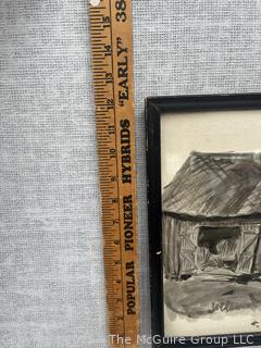Framed Under Glass Watercolor? On Paper Titled, "Weathered Barn" By Jennie Mae McGuire<br>

<br><br>

Removal Options:<br><br> Sat (Nov 8) & Sun (Nov 9) 11-3pm, 56 Scotch Hill Rd., Cambridge NY 12816<br><br>

Sat (Nov 15) 12-2pm, TMG Warehouse, 2800 Juniper St., Fairfax, VA 22031<br><br>

Request Shipping (david@themcguiregroupllc.com)