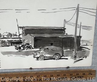 Five (5) Works on Paper by Jennie Mae McGuire circa 1910<br>

<br><br>

Removal Options:<br><br> Sat (Nov 8) & Sun (Nov 9) 11-3pm, 56 Scotch Hill Rd., Cambridge NY 12816<br><br>

Sat (Nov 15) 12-2pm, TMG Warehouse, 2800 Juniper St., Fairfax, VA 22031<br><br>

Request Shipping (david@themcguiregroupllc.com)