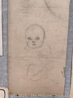 Sketches and Illustrations Circa 1920 by Jennie Mae McGuire <br>

<br><br>

Removal Options:<br><br> Sat (Nov 8) & Sun (Nov 9) 11-3pm, 56 Scotch Hill Rd., Cambridge NY 12816<br><br>

Sat (Nov 15) 12-2pm, TMG Warehouse, 2800 Juniper St., Fairfax, VA 22031<br><br>

Request Shipping (david@themcguiregroupllc.com)
