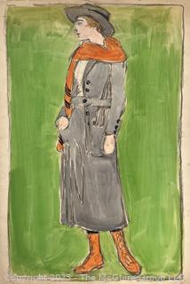 Sketches and Illustrations Circa 1920 by Jennie Mae McGuire <br>

<br><br>

Removal Options:<br><br> Sat (Nov 8) & Sun (Nov 9) 11-3pm, 56 Scotch Hill Rd., Cambridge NY 12816<br><br>

Sat (Nov 15) 12-2pm, TMG Warehouse, 2800 Juniper St., Fairfax, VA 22031<br><br>

Request Shipping (david@themcguiregroupllc.com)