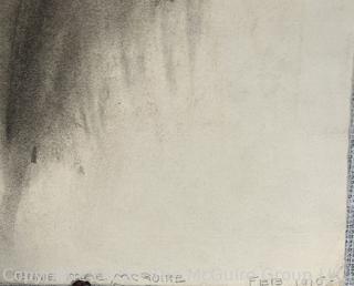 Unframed Charcoal On Paper Titled, "Male Sitter In Cultural Attire" Signed Jennie Mae McGuire. February 1915<br>

<br><br>

Removal Options:<br><br> Sat (Nov 8) & Sun (Nov 9) 11-3pm, 56 Scotch Hill Rd., Cambridge NY 12816<br><br>

Sat (Nov 15) 12-2pm, TMG Warehouse, 2800 Juniper St., Fairfax, VA 22031<br><br>

Request Shipping (david@themcguiregroupllc.com)