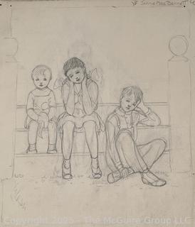Eight (8) Small Works On Paper By Jennie Mae McGuire<br>

<br><br>

Removal Options:<br><br> Sat (Nov 8) & Sun (Nov 9) 11-3pm, 56 Scotch Hill Rd., Cambridge NY 12816<br><br>

Sat (Nov 15) 12-2pm, TMG Warehouse, 2800 Juniper St., Fairfax, VA 22031<br><br>

Request Shipping (david@themcguiregroupllc.com)