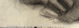 Unframed Charcoal On Paper Titled, "Seated Native American Hunter" Signed Jennie Mae McGuire. November 21, 1914<br>

<br><br>

Removal Options:<br><br> Sat (Nov 8) & Sun (Nov 9) 11-3pm, 56 Scotch Hill Rd., Cambridge NY 12816<br><br>

Sat (Nov 15) 12-2pm, TMG Warehouse, 2800 Juniper St., Fairfax, VA 22031<br><br>

Request Shipping (david@themcguiregroupllc.com)