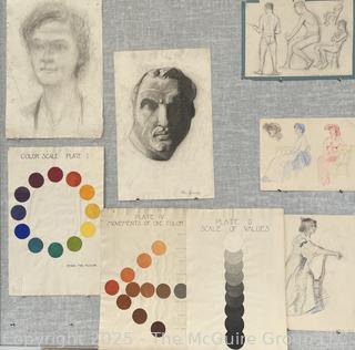Figural Drawing Class Circa 1915 by Jennie Mae McGuire<br>

<br><br>

Removal Options:<br><br> Sat (Nov 8) & Sun (Nov 9) 11-3pm, 56 Scotch Hill Rd., Cambridge NY 12816<br><br>

Sat (Nov 15) 12-2pm, TMG Warehouse, 2800 Juniper St., Fairfax, VA 22031<br><br>

Request Shipping (david@themcguiregroupllc.com)