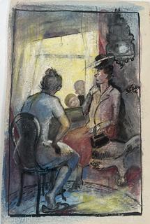 Unframed Jennie Mae McGuire<br>

<br><br>

Removal Options:<br><br> Sat (Nov 8) & Sun (Nov 9) 11-3pm, 56 Scotch Hill Rd., Cambridge NY 12816<br><br>

Sat (Nov 15) 12-2pm, TMG Warehouse, 2800 Juniper St., Fairfax, VA 22031<br><br>

Request Shipping (david@themcguiregroupllc.com)