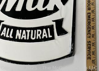 Vintage Farm Fresh Milk Sign - Embossed Metal<br>

<br><br>

Removal Options:<br><br> Sat (Nov 8) & Sun (Nov 9) 11-3pm, 56 Scotch Hill Rd., Cambridge NY 12816<br><br>

Sat (Nov 15) 12-2pm, TMG Warehouse, 2800 Juniper St., Fairfax, VA 22031<br><br>

Request Shipping (david@themcguiregroupllc.com)