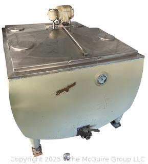 1954 300 Gal. Steinhorst Electric Milk Cooler and Agitator Tank <br>

<br><br>

Removal Options:<br><br> Sat (Nov 8) & Sun (Nov 9) 11-3pm, 56 Scotch Hill Rd., Cambridge NY 12816<br><br>

Sat (Nov 15) 12-2pm, TMG Warehouse, 2800 Juniper St., Fairfax, VA 22031<br><br>

Request Shipping (david@themcguiregroupllc.com) 