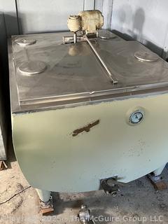 1954 300 Gal. Steinhorst Electric Milk Cooler and Agitator Tank <br>

<br><br>

Removal Options:<br><br> Sat (Nov 8) & Sun (Nov 9) 11-3pm, 56 Scotch Hill Rd., Cambridge NY 12816<br><br>

Sat (Nov 15) 12-2pm, TMG Warehouse, 2800 Juniper St., Fairfax, VA 22031<br><br>

Request Shipping (david@themcguiregroupllc.com) 
