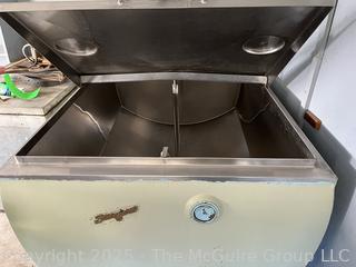1954 300 Gal. Steinhorst Electric Milk Cooler and Agitator Tank <br>

<br><br>

Removal Options:<br><br> Sat (Nov 8) & Sun (Nov 9) 11-3pm, 56 Scotch Hill Rd., Cambridge NY 12816<br><br>

Sat (Nov 15) 12-2pm, TMG Warehouse, 2800 Juniper St., Fairfax, VA 22031<br><br>

Request Shipping (david@themcguiregroupllc.com) 
