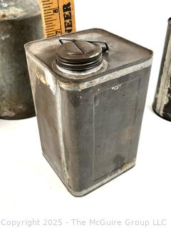 Four (4) Metal Containers<br>

<br><br>

Removal Options:<br><br> Sat (Nov 8) & Sun (Nov 9) 11-3pm, 56 Scotch Hill Rd., Cambridge NY 12816<br><br>

