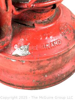 Two (2) Railroad Lanterns. Dietz D-Lite No. 2, and World-Light Mfg. Ltd.<br>

<br><br>

Removal Options:<br><br> Sat (Nov 8) & Sun (Nov 9) 11-3pm, 56 Scotch Hill Rd., Cambridge NY 12816<br><br>

Sat (Nov 15) 12-2pm, TMG Warehouse, 2800 Juniper St., Fairfax, VA 22031<br><br>

Request Shipping (david@themcguiregroupllc.com) 