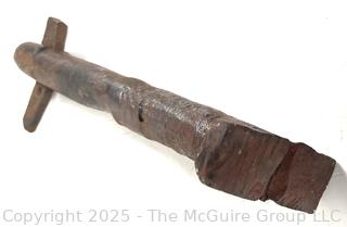 Primitive Farm Bench Tools Including Two (2) Forged Clevice/Drawbar Pins<br>

<br><br>

Removal Options:<br><br> Sat (Nov 8) & Sun (Nov 9) 11-3pm, 56 Scotch Hill Rd., Cambridge NY 12816<br><br>

Sat (Nov 15) 12-2pm, TMG Warehouse, 2800 Juniper St., Fairfax, VA 22031<br><br>

Request Shipping (david@themcguiregroupllc.com)