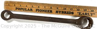 Primitive Farm Bench Tools Including Two (2) Forged Clevice/Drawbar Pins<br>

<br><br>

Removal Options:<br><br> Sat (Nov 8) & Sun (Nov 9) 11-3pm, 56 Scotch Hill Rd., Cambridge NY 12816<br><br>

Sat (Nov 15) 12-2pm, TMG Warehouse, 2800 Juniper St., Fairfax, VA 22031<br><br>

Request Shipping (david@themcguiregroupllc.com)