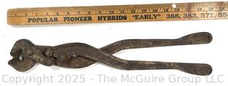 Primitive Farm Bench Tools Including Two (2) Forged Clevice/Drawbar Pins<br>

<br><br>

Removal Options:<br><br> Sat (Nov 8) & Sun (Nov 9) 11-3pm, 56 Scotch Hill Rd., Cambridge NY 12816<br><br>

Sat (Nov 15) 12-2pm, TMG Warehouse, 2800 Juniper St., Fairfax, VA 22031<br><br>

Request Shipping (david@themcguiregroupllc.com)