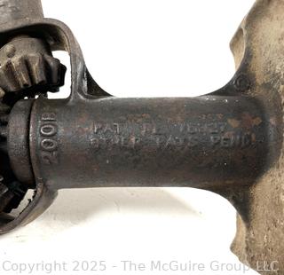 Primitive Farm Bench Tools Including Two (2) Forged Clevice/Drawbar Pins<br>

<br><br>

Removal Options:<br><br> Sat (Nov 8) & Sun (Nov 9) 11-3pm, 56 Scotch Hill Rd., Cambridge NY 12816<br><br>

Sat (Nov 15) 12-2pm, TMG Warehouse, 2800 Juniper St., Fairfax, VA 22031<br><br>

Request Shipping (david@themcguiregroupllc.com)