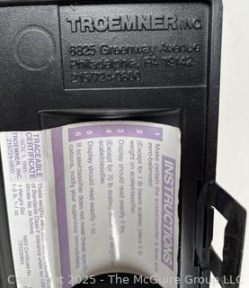 Troemner 5 lb. Weight Calibration Machine<br>

<br><br>

Removal Options:<br><br> Sat (Nov 8) & Sun (Nov 9) 11-3pm, 56 Scotch Hill Rd., Cambridge NY 12816<br><br>

Sat (Nov 15) 12-2pm, TMG Warehouse, 2800 Juniper St., Fairfax, VA 22031<br><br>

Request Shipping (david@themcguiregroupllc.com)