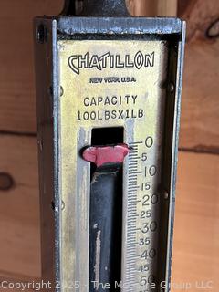 Three (3) Hanging Spring Scales<br>

<br><br>

Removal Options:<br><br> Sat (Nov 8) & Sun (Nov 9) 11-3pm, 56 Scotch Hill Rd., Cambridge NY 12816<br><br>

Sat (Nov 15) 12-2pm, TMG Warehouse, 2800 Juniper St., Fairfax, VA 22031<br><br>

Request Shipping (david@themcguiregroupllc.com)