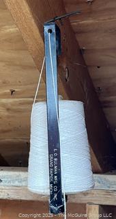 Butcher's Cooking Twine on Metal Wall Dispenser. E.O. Bulman Mfg. Co. Inc.<br>

<br><br>

Removal Options:<br><br> Sat (Nov 8) & Sun (Nov 9) 11-3pm, 56 Scotch Hill Rd., Cambridge NY 12816<br><br>

Sat (Nov 15) 12-2pm, TMG Warehouse, 2800 Juniper St., Fairfax, VA 22031<br><br>

Request Shipping (david@themcguiregroupllc.com) 