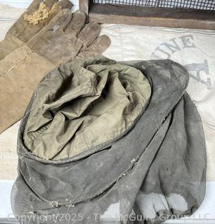 Canvas Pail, Primitive Sifter and Beekeeper's Hood<br>

<br><br>

Removal Options:<br><br> Sat (Nov 8) & Sun (Nov 9) 11-3pm, 56 Scotch Hill Rd., Cambridge NY 12816<br><br>

Sat (Nov 15) 12-2pm, TMG Warehouse, 2800 Juniper St., Fairfax, VA 22031<br><br>

