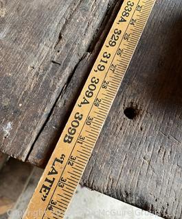 Top Bench Mounted Wooden Vise<br>

<br><br>

Removal Options:<br><br> Sat (Nov 8) & Sun (Nov 9) 11-3pm, 56 Scotch Hill Rd., Cambridge NY 12816<br><br>
