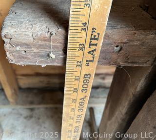 Top Bench Mounted Wooden Vise<br>

<br><br>

Removal Options:<br><br> Sat (Nov 8) & Sun (Nov 9) 11-3pm, 56 Scotch Hill Rd., Cambridge NY 12816<br><br>
