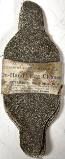 Bushel Basket, Iron Wheel and Pack of Ten (10) "On Hand" Egg Cleaners<br>

<br><br>

Removal Options:<br><br> Sat (Nov 8) & Sun (Nov 9) 11-3pm, 56 Scotch Hill Rd., Cambridge NY 12816<br><br>

Sat (Nov 15) 12-2pm, TMG Warehouse, 2800 Juniper St., Fairfax, VA 22031<br><br>

