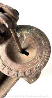 Myers & Bro. Hand Operated Water Pump Ashland OH<br>

<br><br>

Removal Options:<br><br> Sat (Nov 8) & Sun (Nov 9) 11-3pm, 56 Scotch Hill Rd., Cambridge NY 12816<br><br>

