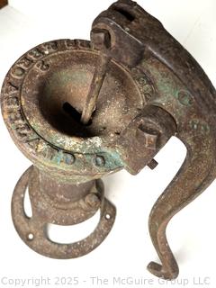 Myers & Bro. Hand Operated Water Pump Ashland OH<br>

<br><br>

Removal Options:<br><br> Sat (Nov 8) & Sun (Nov 9) 11-3pm, 56 Scotch Hill Rd., Cambridge NY 12816<br><br>

