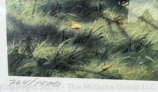 Framed Under Glass Print of Farm by C. L. Peterson, Double Signed in Pencil<br>

<br><br>

Removal Options:<br><br> Sat (Nov 8) & Sun (Nov 9) 11-3pm, 56 Scotch Hill Rd., Cambridge NY 12816<br><br>



