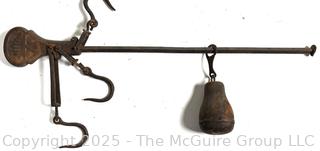 Balance Scale w/ Weight<br>

<br><br>

Removal Options:<br><br> Sat (Nov 8) & Sun (Nov 9) 11-3pm, 56 Scotch Hill Rd., Cambridge NY 12816<br><br>

Sat (Nov 15) 12-2pm, TMG Warehouse, 2800 Juniper St., Fairfax, VA 22031<br><br>

Request Shipping (david@themcguiregroupllc.com)