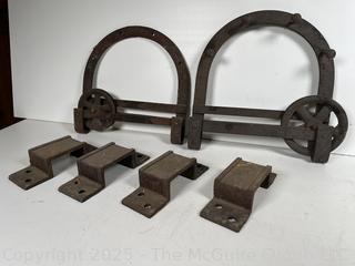 Rolling Barn Door Hardware<br>

<br><br>

Removal Options:<br><br> Sat (Nov 8) & Sun (Nov 9) 11-3pm, 56 Scotch Hill Rd., Cambridge NY 12816<br><br>

Sat (Nov 15) 12-2pm, TMG Warehouse, 2800 Juniper St., Fairfax, VA 22031<br><br>

Request Shipping (david@themcguiregroupllc.com)