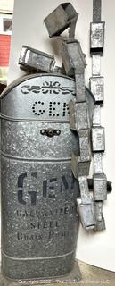 GEM Galvanized Steel Chain Water Pump w/ 10 Foot Chain Pails. No Crank.<br>

<br><br>

Removal Options:<br><br> Sat (Nov 8) & Sun (Nov 9) 11-3pm, 56 Scotch Hill Rd., Cambridge NY 12816<br><br>

