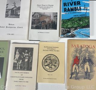 Group of Phamplets Mostly Relating to the Upper Hudson Valley of NY<br>

<br><br>

Removal Options:<br><br> Sat (Nov 8) & Sun (Nov 9) 11-3pm, 56 Scotch Hill Rd., Cambridge NY 12816<br><br>

Sat (Nov 15) 12-2pm, TMG Warehouse, 2800 Juniper St., Fairfax, VA 22031<br><br>

Request Shipping (david@themcguiregroupllc.com)