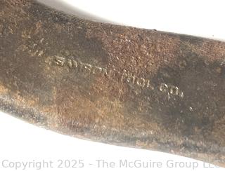 Three (3) Open Ended Box Cut Curved Wrenches Stamped Samson Tool Co., Champion and Bonney<br>

<br><br>

Removal Options:<br><br> Sat (Nov 8) & Sun (Nov 9) 11-3pm, 56 Scotch Hill Rd., Cambridge NY 12816<br><br>

Sat (Nov 15) 12-2pm, TMG Warehouse, 2800 Juniper St., Fairfax, VA 22031<br><br>

Request Shipping (david@themcguiregroupllc.com)