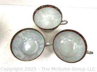 Chinese Famille Rose Medallion Canton Porcelain Bowl and Tea Cups<br>

<br><br>

Removal Options:<br><br> Sat (Nov 8) & Sun (Nov 9) 11-3pm, 56 Scotch Hill Rd., Cambridge NY 12816<br><br>

Sat (Nov 15) 12-2pm, TMG Warehouse, 2800 Juniper St., Fairfax, VA 22031<br><br>

Request Shipping (david@themcguiregroupllc.com)