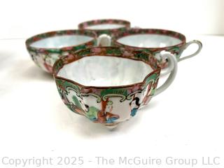 Chinese Famille Rose Medallion Canton Porcelain Bowl and Tea Cups<br>

<br><br>

Removal Options:<br><br> Sat (Nov 8) & Sun (Nov 9) 11-3pm, 56 Scotch Hill Rd., Cambridge NY 12816<br><br>

Sat (Nov 15) 12-2pm, TMG Warehouse, 2800 Juniper St., Fairfax, VA 22031<br><br>

Request Shipping (david@themcguiregroupllc.com)
