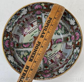 Chinese Famille Rose Medallion Canton Porcelain Bowl and Tea Cups<br>

<br><br>

Removal Options:<br><br> Sat (Nov 8) & Sun (Nov 9) 11-3pm, 56 Scotch Hill Rd., Cambridge NY 12816<br><br>

Sat (Nov 15) 12-2pm, TMG Warehouse, 2800 Juniper St., Fairfax, VA 22031<br><br>

Request Shipping (david@themcguiregroupllc.com)