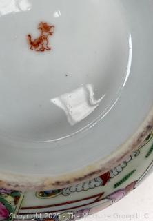 Chinese Famille Rose Medallion Canton Porcelain Bowl and Tea Cups<br>

<br><br>

Removal Options:<br><br> Sat (Nov 8) & Sun (Nov 9) 11-3pm, 56 Scotch Hill Rd., Cambridge NY 12816<br><br>

Sat (Nov 15) 12-2pm, TMG Warehouse, 2800 Juniper St., Fairfax, VA 22031<br><br>

Request Shipping (david@themcguiregroupllc.com)