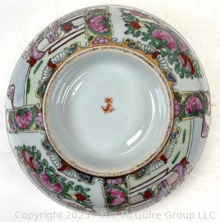 Chinese Famille Rose Medallion Canton Porcelain Bowl and Tea Cups<br>

<br><br>

Removal Options:<br><br> Sat (Nov 8) & Sun (Nov 9) 11-3pm, 56 Scotch Hill Rd., Cambridge NY 12816<br><br>

Sat (Nov 15) 12-2pm, TMG Warehouse, 2800 Juniper St., Fairfax, VA 22031<br><br>

Request Shipping (david@themcguiregroupllc.com)